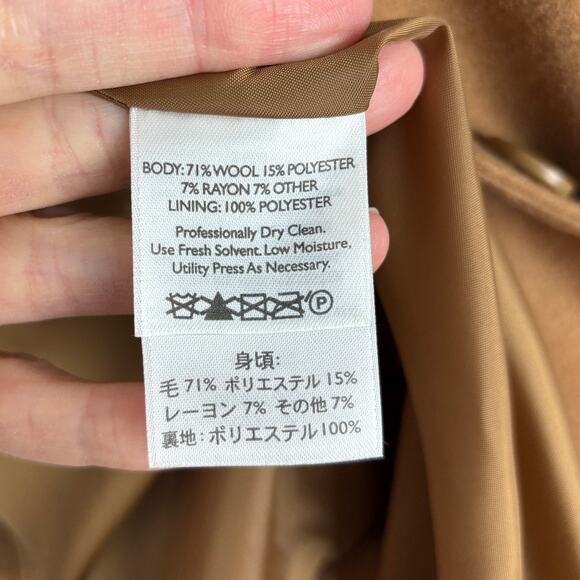 Eddie Bauer Blazer 18 Tall wool blend Preppy Academia Quiet Luxury NEW - Picture 10 of 10